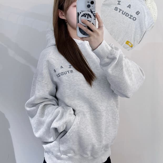 아이앱스튜디오 헤더그레이 후드