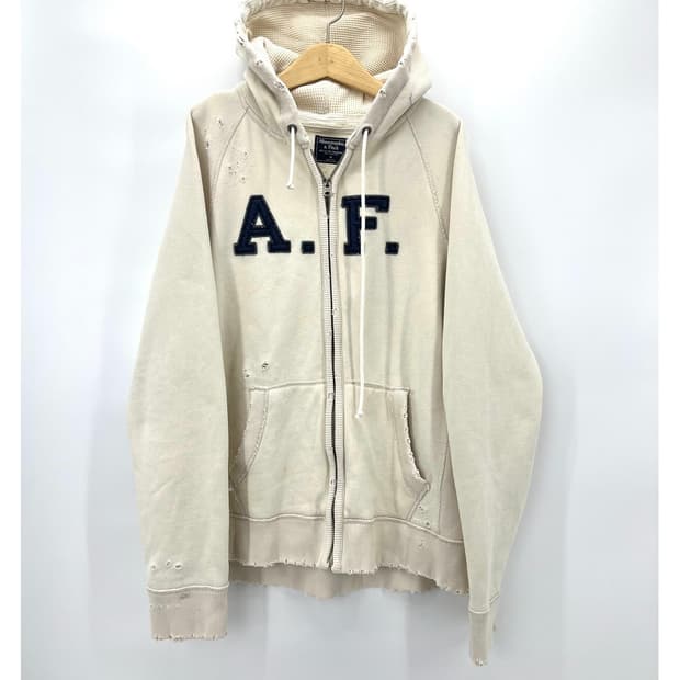 [Abercrombie] 아베크롬비 AF 데미지 헤비 후드집업