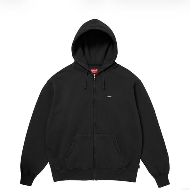 슈프림 스몰박스 집업 후드 25fw