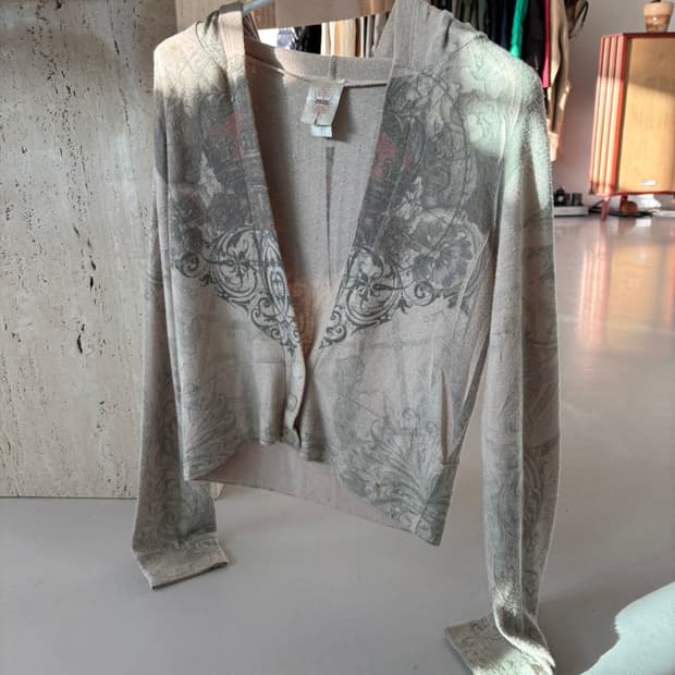 Vintage Press Hood Cardigan