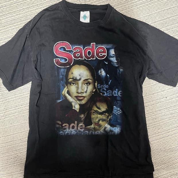 빈티지 샤데이 lovers rock 2001투어 밴드티