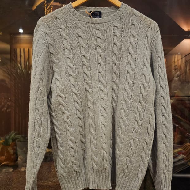 윌리엄로키 케이블니트 44사이즈