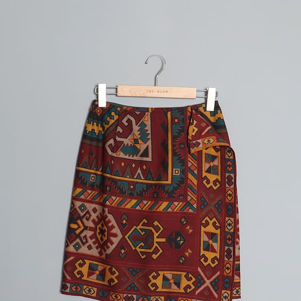 ETRO Pattern Wrap Skirt (25~