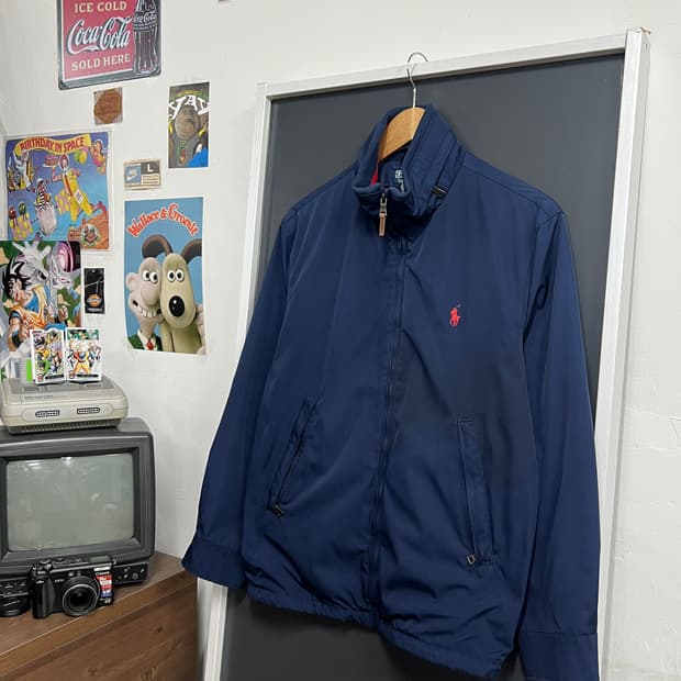 Polo Ralph Lauren 폴로 랄프로렌 히든후드 블루종 자켓