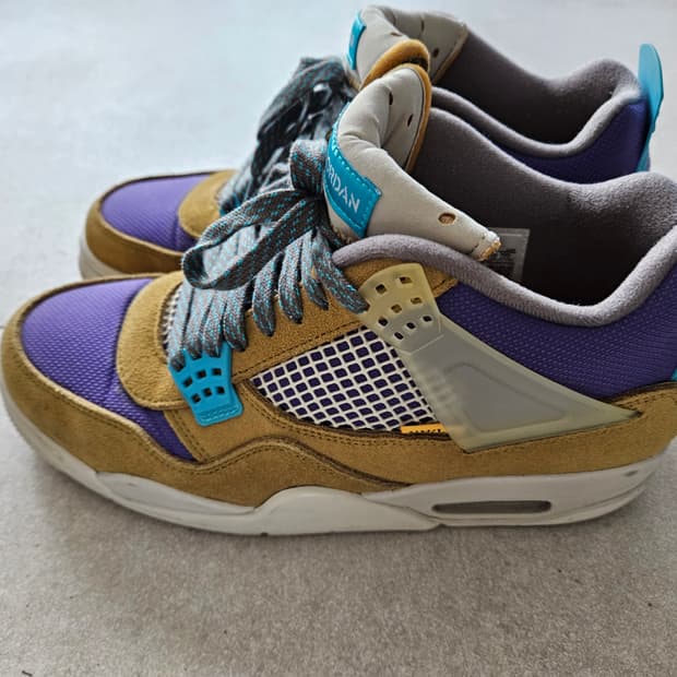 [265]유니온x조던4 데저트 모스