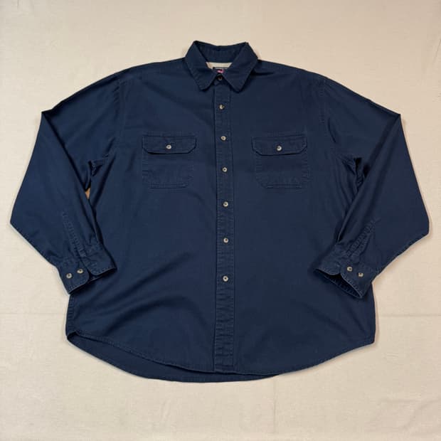 L) Wrangler 랭글러 투포켓 워크웨어 코튼 셔츠 W10