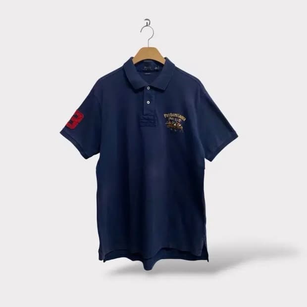 폴로 랄프로렌 트리플 포니 피케 반팔티 L-XL