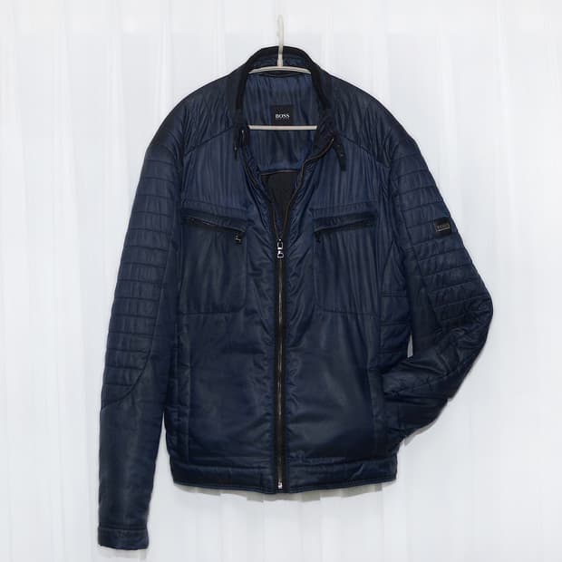 휴고 보스 싱글 집업 라이더 소프트 패딩 자켓 (52 / 100-105)