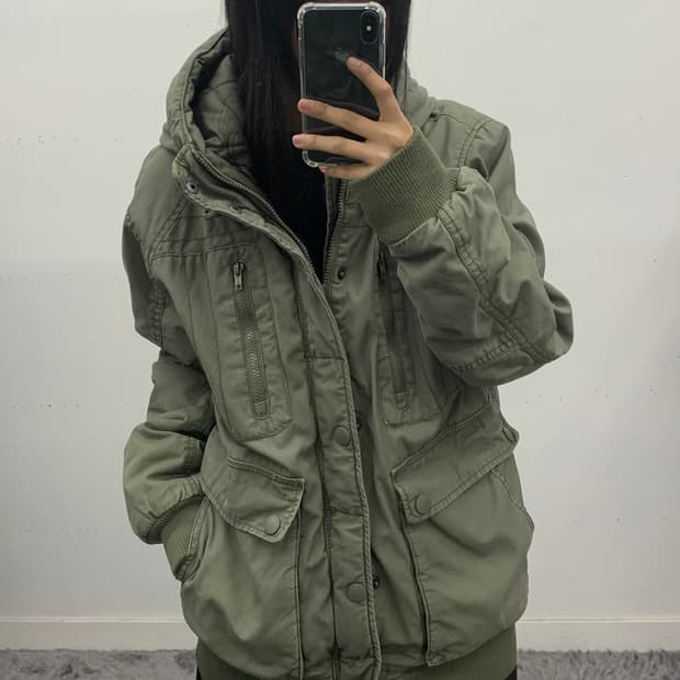 재패니즈 밀리터리 후디 자켓