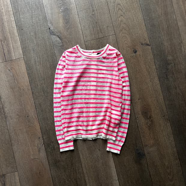 Stripe Backclosing Knit