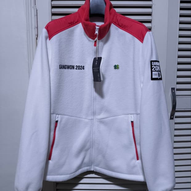 새거 100 코오롱스포츠 강원2024 동계올림픽 후리스 플리스자켓
