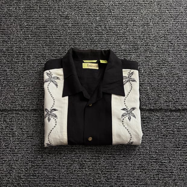 Cubavera 구아야베라 자수 반팔 쿠바 셔츠 3539