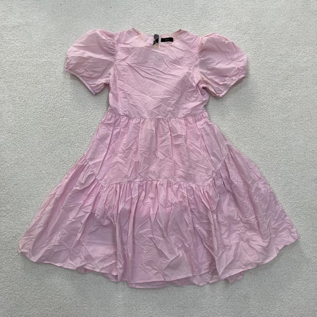 150 갭 키즈 퍼프 롱 원피스 0312M1