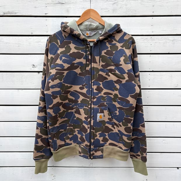 Carhartt 칼하트 카모 후드집업