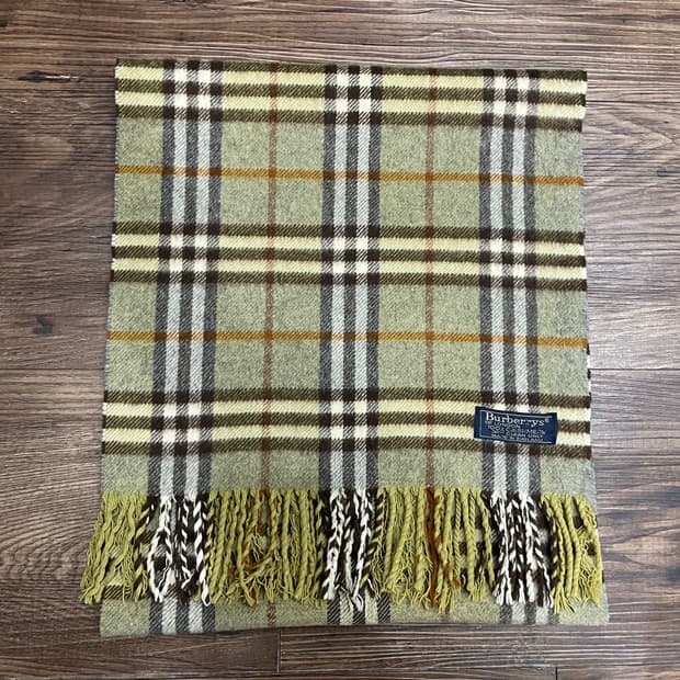 버버리 100% 캐시미어 노바체크 머플러