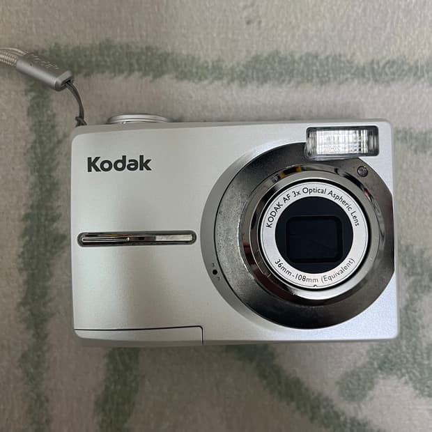 코닥 c613 펄 화이트 빈티지 디카 카메라