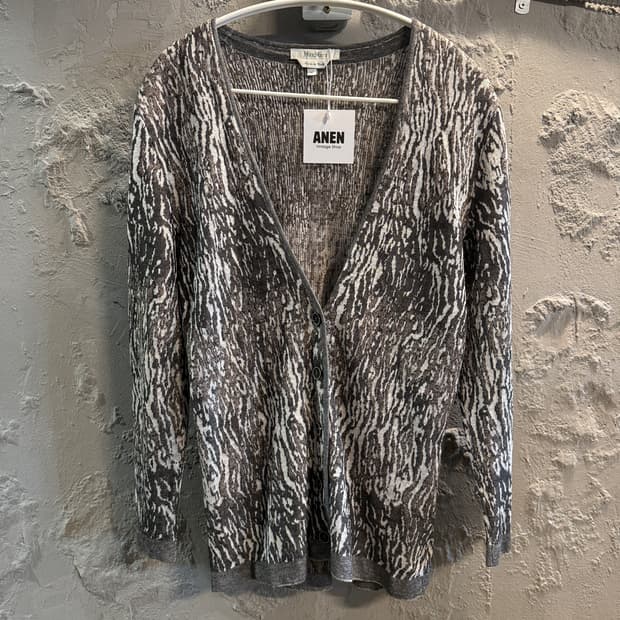 막스마라 패턴 니트 가디건 M