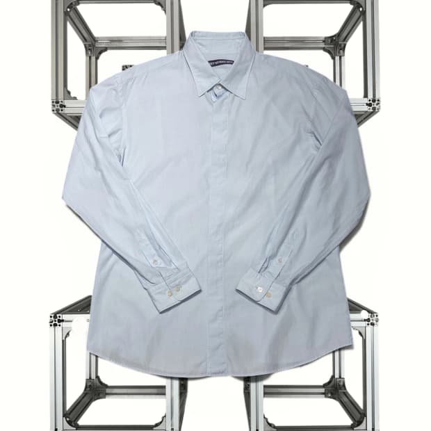 Issey Miyake Men Hidden Button Shirt