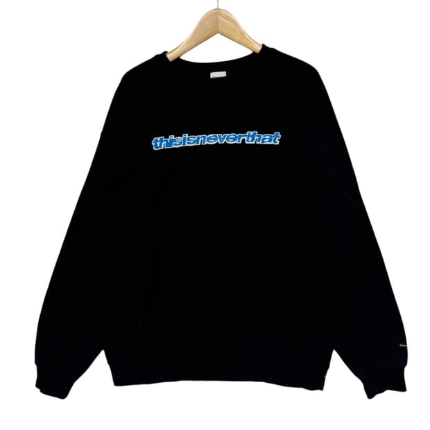 디스이즈네버댓 아치로고 맨투맨 