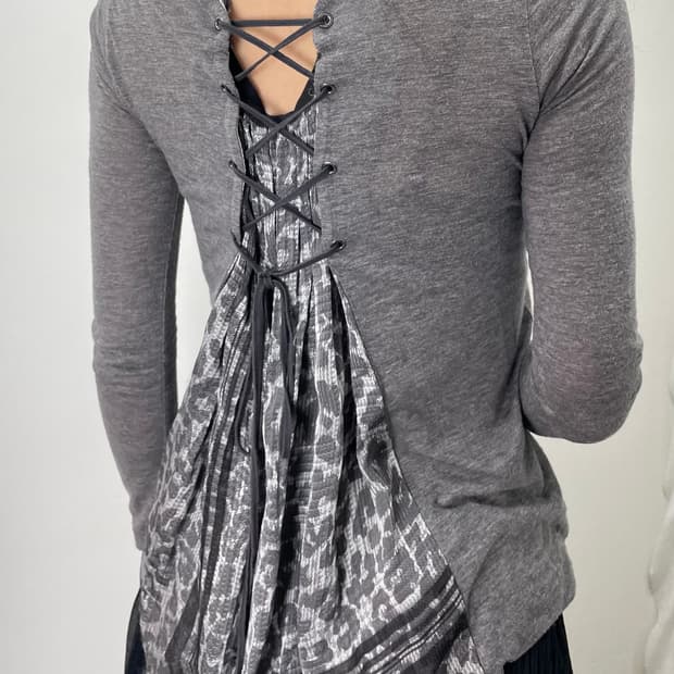 sacai 레이어드 롱 슬리브리스