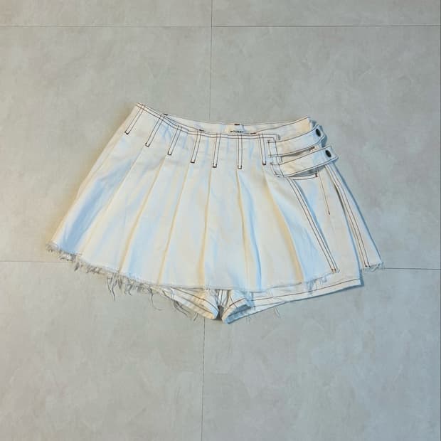 moussy white skirt pants