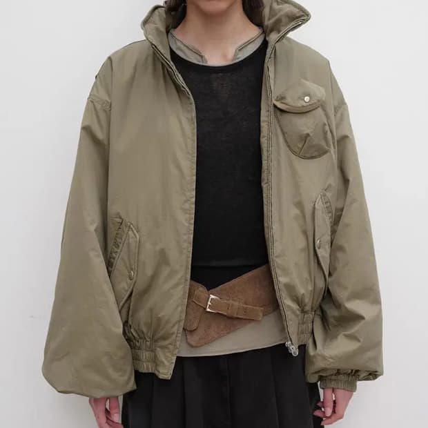 [새상품]오픈와이와이 open yy 카고 봄버 자켓 S 카키 (택O)
