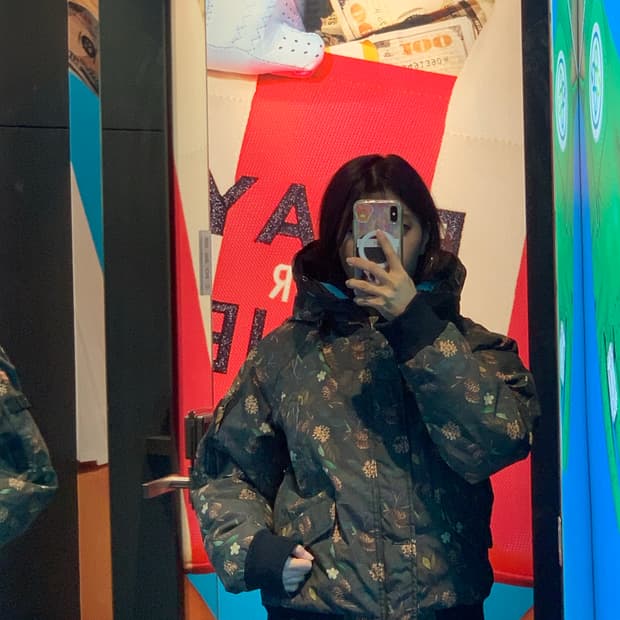 노스페이스 숏패딩