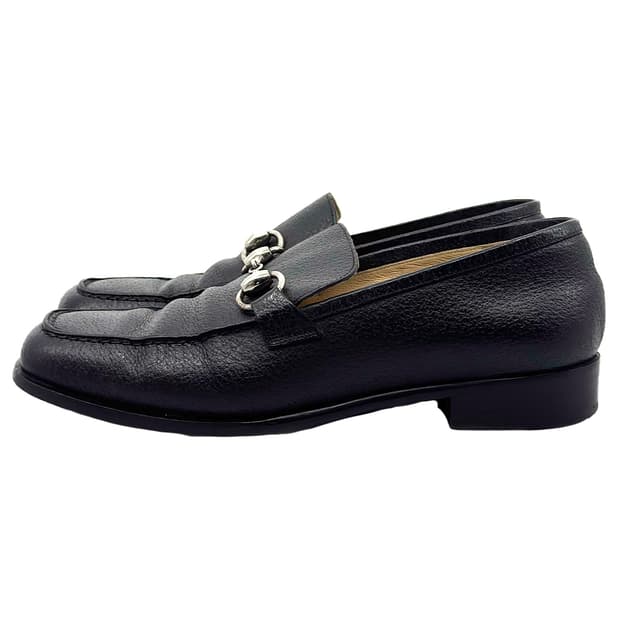 Gucci Square-Toe Horsebit Loafers/ 7