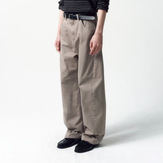 인사일런스 엔지니어핏 데님 팬츠 BEIGE M사이즈