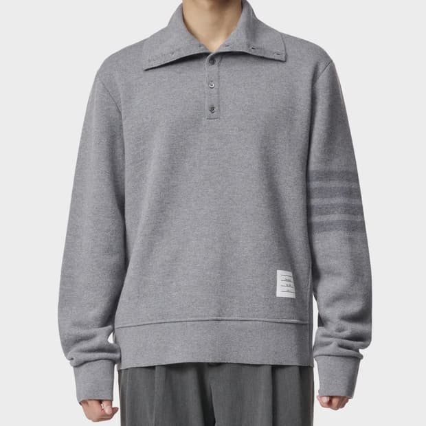 [구합니다] 톰브라운 4바 울 푸프백 퍼넬넥 풀오버 니트