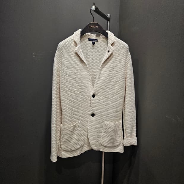 라르디니 캐시미어 니트 블레이저 자켓
