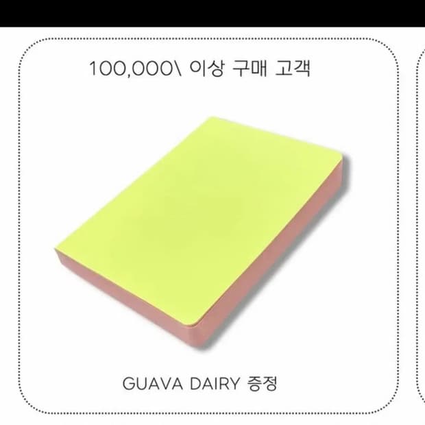 페일제이드 구아바 다이어리 + 하트거울