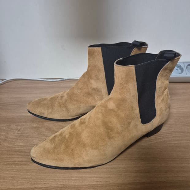 [43] 렉토 스웨이드 첼시 부츠 TAN