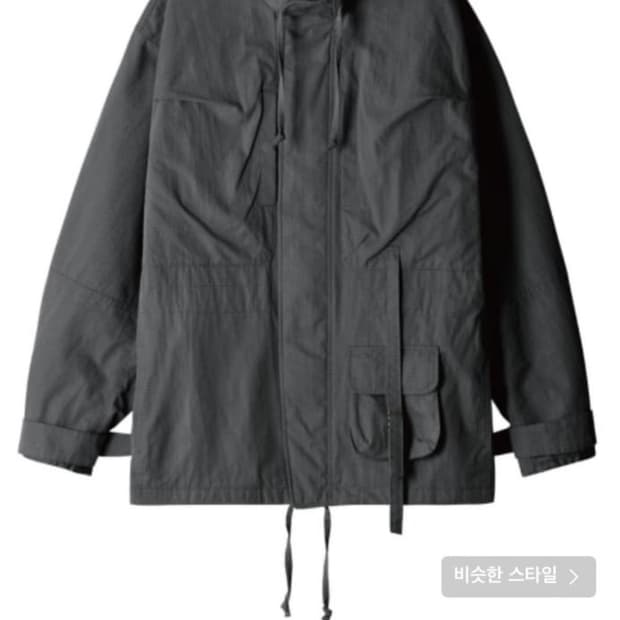 Etce 스트랩 필드자켓 차콜 L