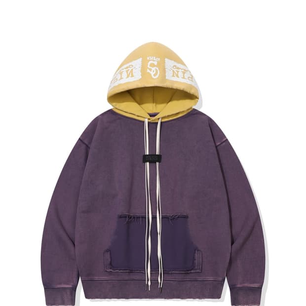 오프스핀 900G 바이올렛 리믹스 미스핏 후디 후드티 오버핏 새상품