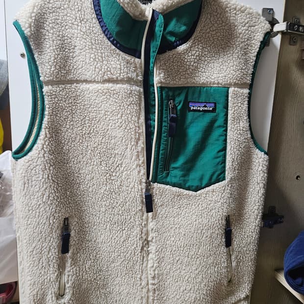파타고니아 레트로 x 플리스 후리스 자켓 베스트 조끼 양털 s 남녀공용