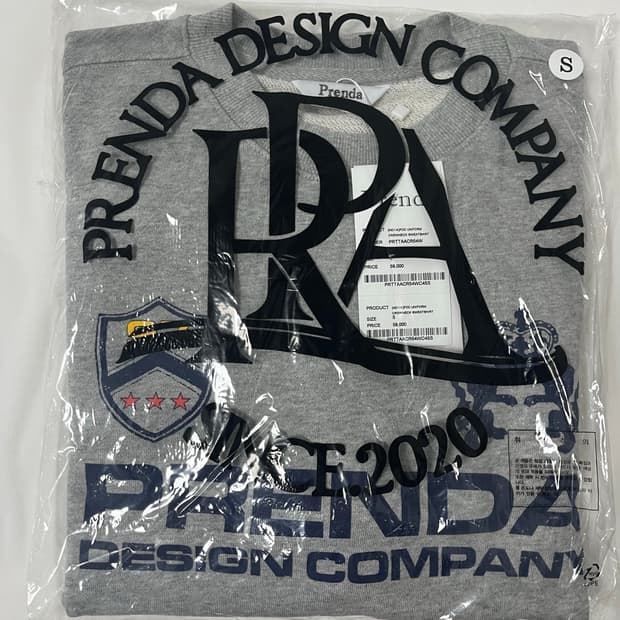 미개봉 / 새상품) 정품 프렌다 맨투맨 S사이즈 / 면 100 %