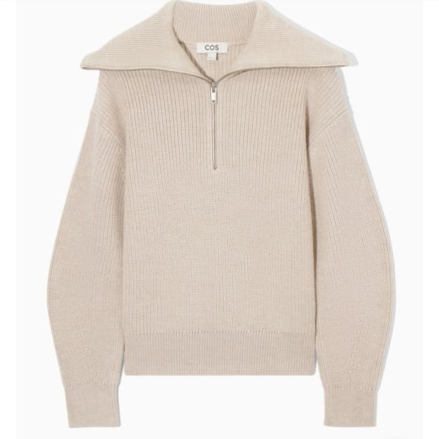 cos 코스 하프집업 니트