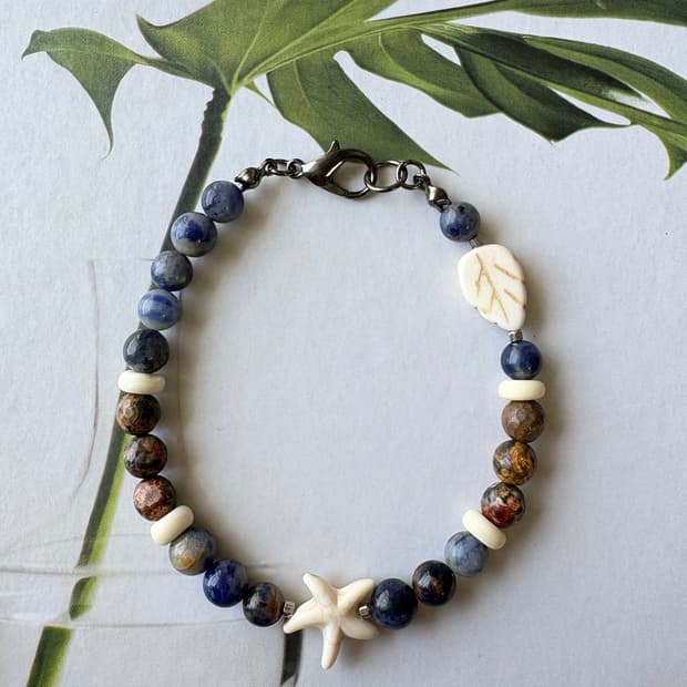 핸드메이드 원석 팔찌