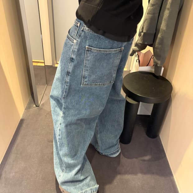 세머 벌룬핏 데님 연청/중청