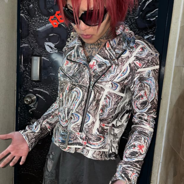 Claire Barrow hand painting jacket