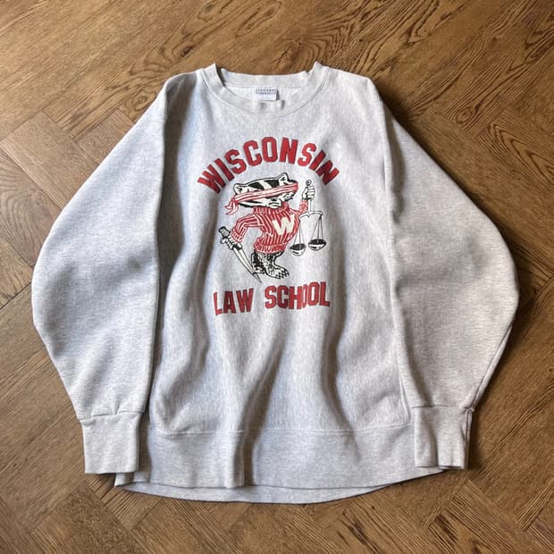 [L]90's Made in USA 위스콘신 리버스위브 스웻셔츠