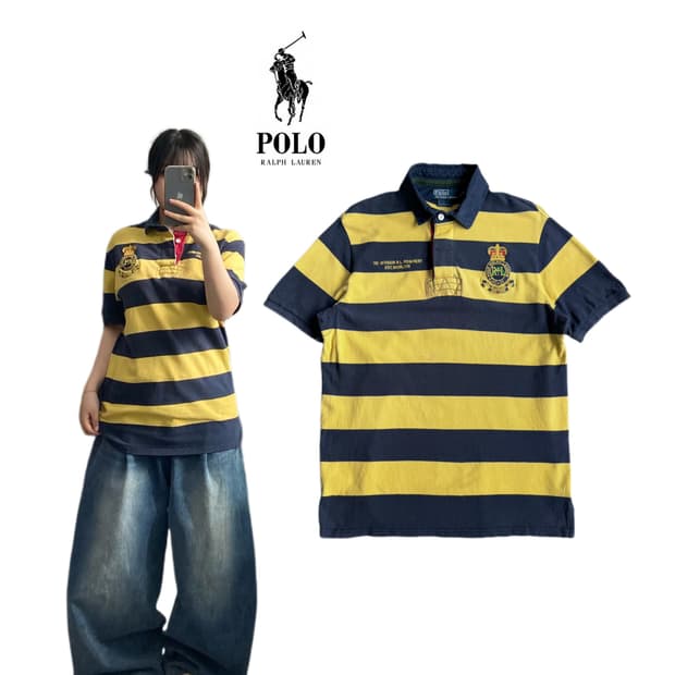 폴로 치프키프 PK 크라운 럭비 카라 반팔 티셔츠