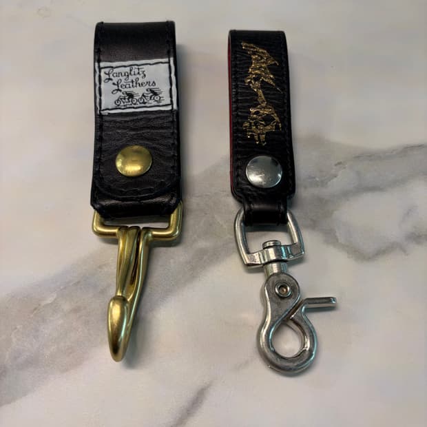 LANGLITZ Lewis Leather 랑그리츠 루이스레더 키링 후크