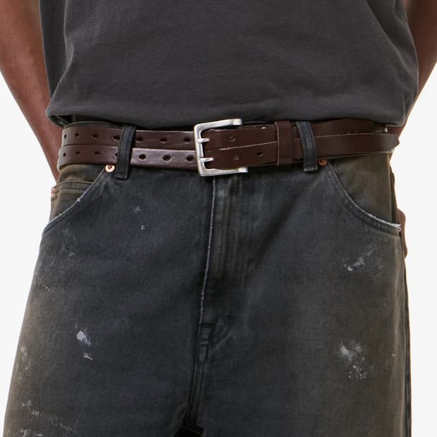 [80,90,100]아워레가시 16ss SPLIT 벨트/브라운