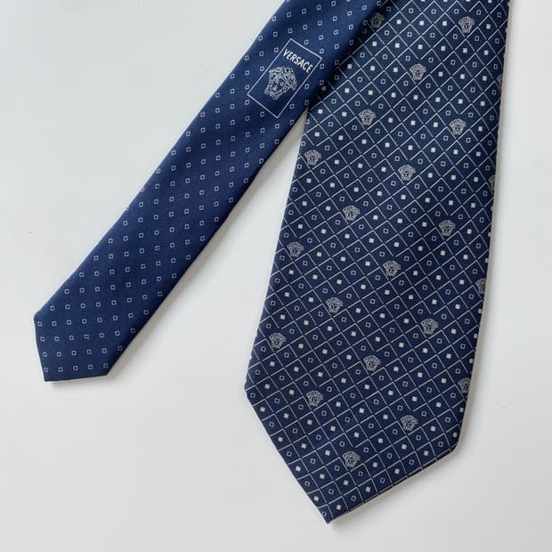 Gianni Versace 베르사체 모노그램 정품 명품넥타이