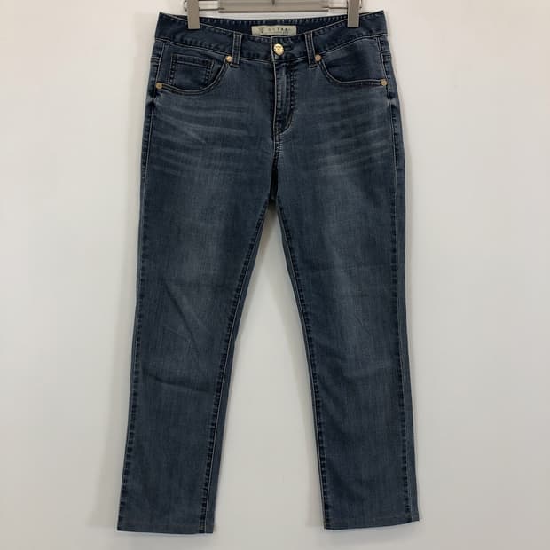 게스 프리미엄 금장 크롭 데님진 30 인치