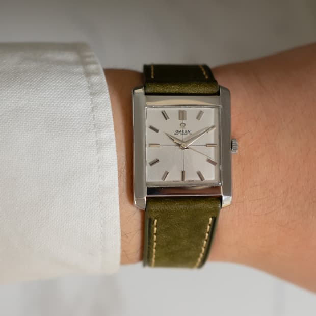오메가 탱크 점보 오토매틱 빈티지 시계