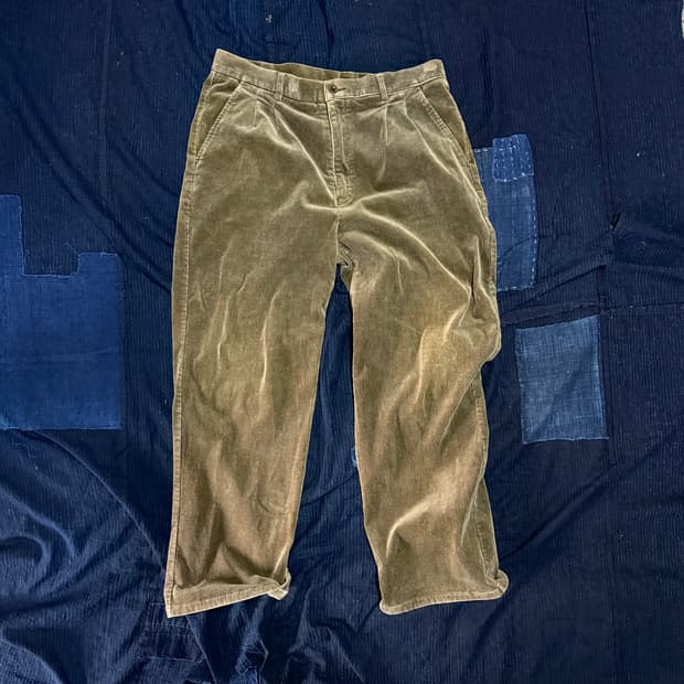 C-Line Jeans 투턱 코듀류이 팬츠 34