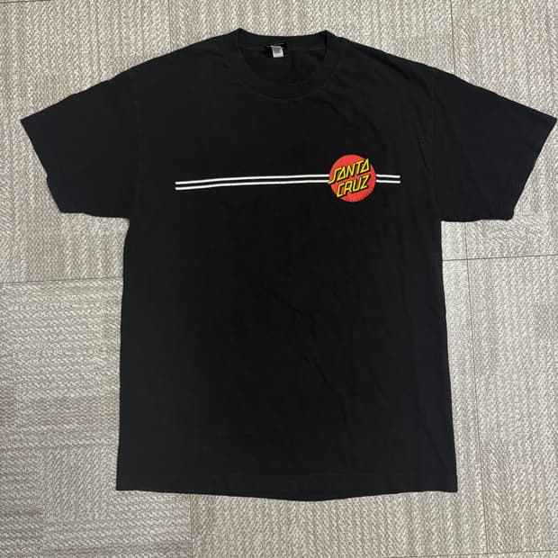 [L] 00s 산타크루즈 빈티지 로고 티셔츠